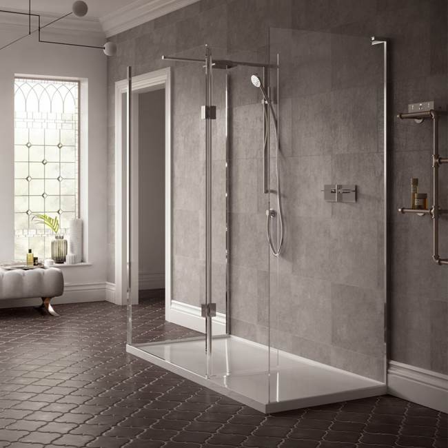 Matki Boutique Three-Sided Walk-in Shower Enclosure - NWST1290 | Nexus